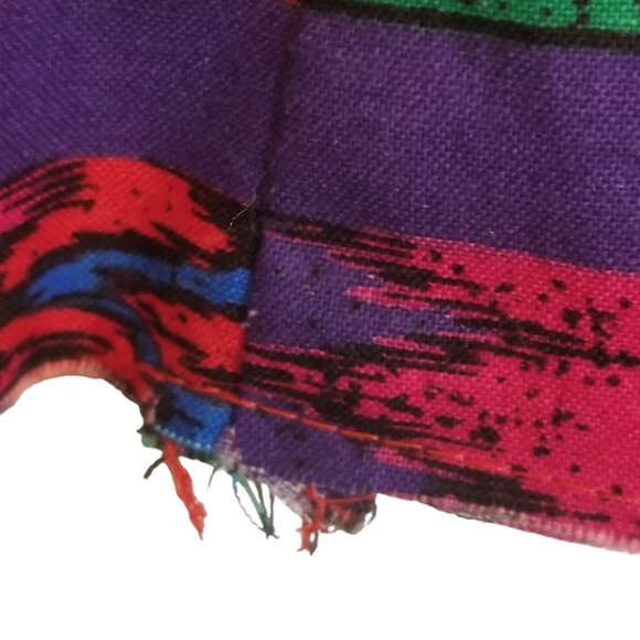 Leslie Lucks Blouse Jacket M Vintage Southwest Aztec Collar Button Up READ - Picture 11 of 16